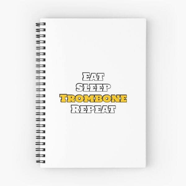 Item preview, Eat Sleep Trombone Repeat designed and sold by Inspirationmotivation.