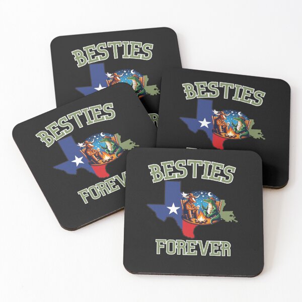 Item preview, Rustic Texas and Louisiana Besties Forever designed and sold by AlienOccupation.