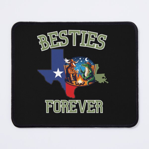 Item preview, Rustic Texas and Louisiana Besties Forever designed and sold by AlienOccupation.