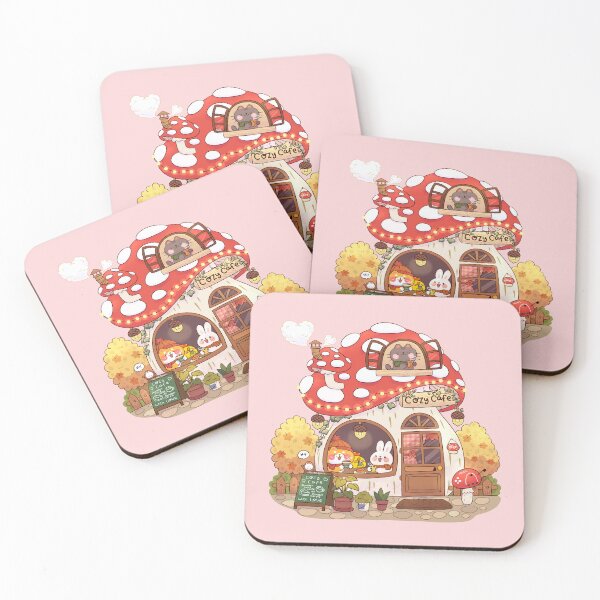 Item preview, Mushroom Cozy Cafe designed and sold by NasDoodleArt.