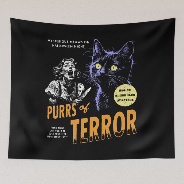 Item preview, Mysterious Meows on Halloween Night: Purrs of Terror designed and sold by Syahrasi.