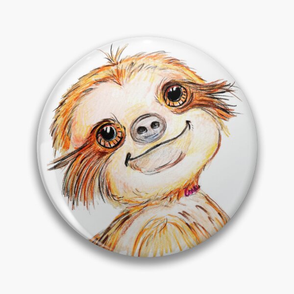 Item preview, Cute Brown Cartoon Sloth designed and sold by CanDo20.