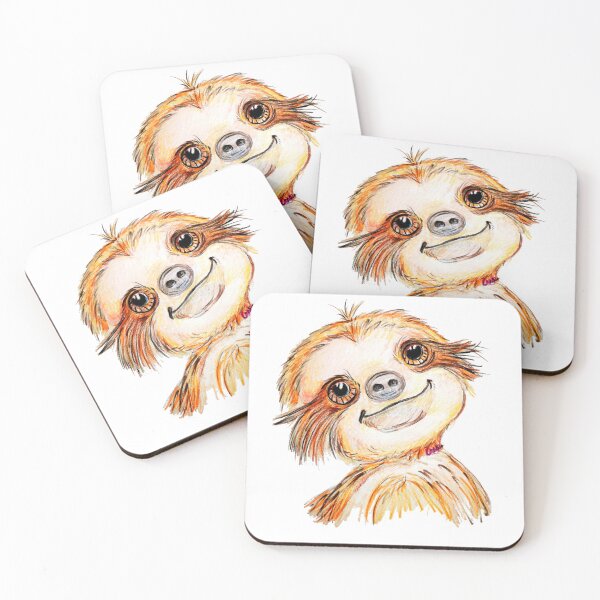 Item preview, Cute Brown Cartoon Sloth designed and sold by CanDo20.