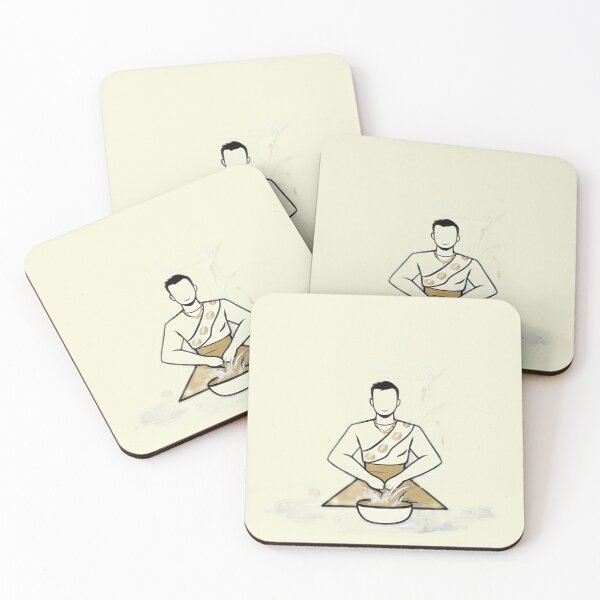 Item preview, Buddhist Monk Begging for Alms designed and sold by Idea-Artwork.
