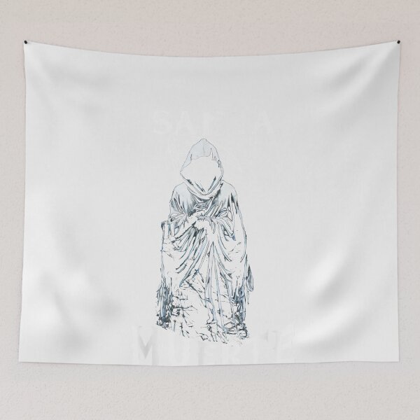 Item preview, Santa Muerte Hoodies Sugar Skull Protected by Santa Muerte designed and sold by MOHAMED FRASER.