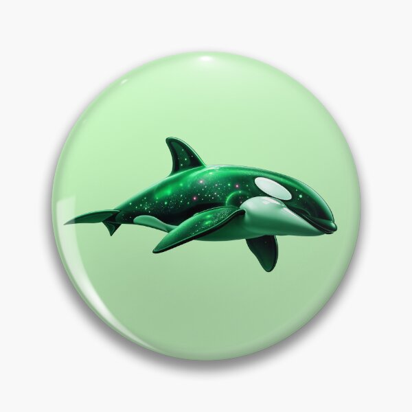 Item preview, The Green Fantasy Orca designed and sold by TheArtOfPat.