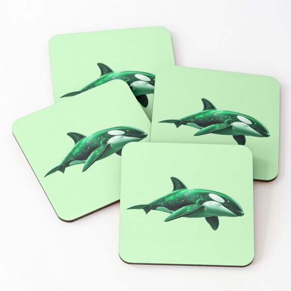 Item preview, The Green Fantasy Orca designed and sold by TheArtOfPat.