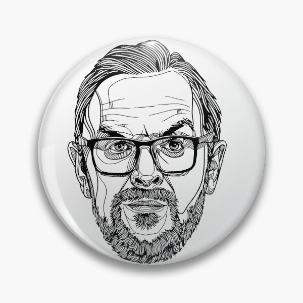 Item preview, greg davies face Sketchy art designed and sold by stelladaodo.