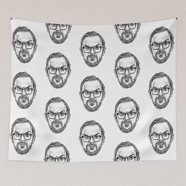 Item preview, greg davies face Sketchy art designed and sold by stelladaodo.