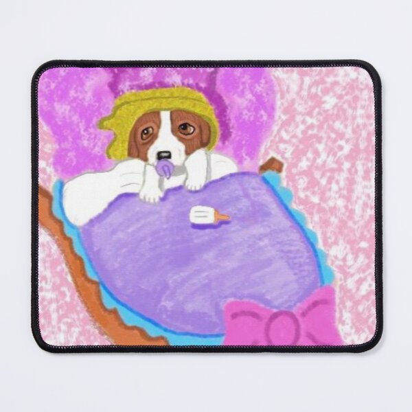 Item preview, Puppy In Crib designed and sold by pinkyjainpan.