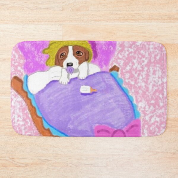 Item preview, Puppy In Crib designed and sold by pinkyjainpan.