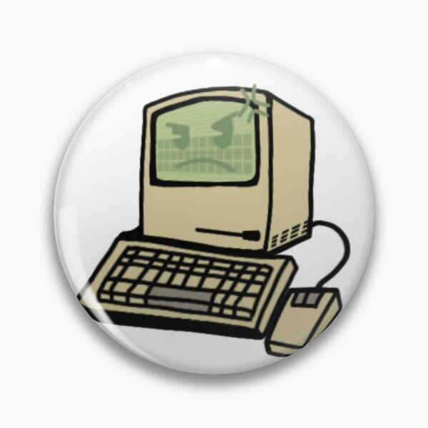 Item preview, Vintage computer buddy (angry) designed and sold by PUNX-Design.