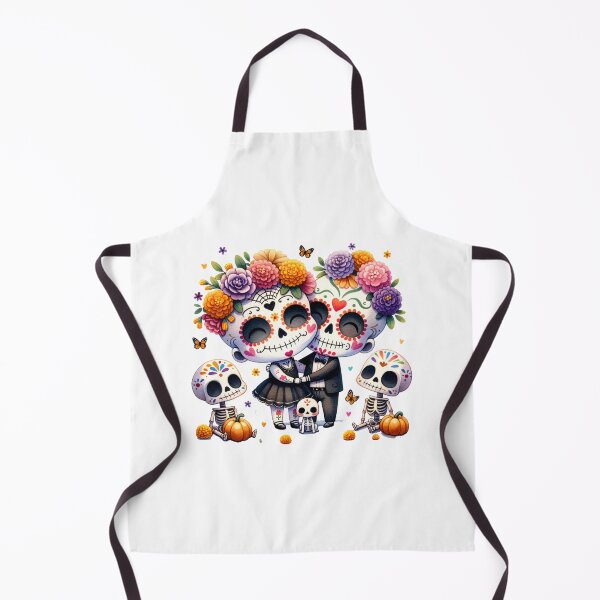 Item preview, Day of the Dead couple and dog - Dia de muertos designed and sold by MeroroGraphics.