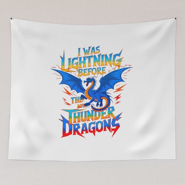 Item preview, I was Lightning Before The Thunder Dragons II designed and sold by criticalzon.