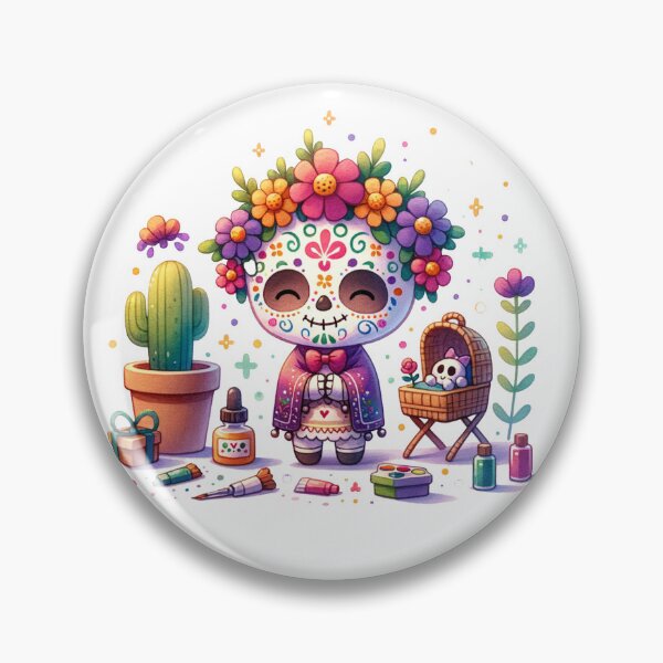 Item preview, Day of the Dead Pretty Catrina - Dia de Muertos Catrina designed and sold by MeroroGraphics.