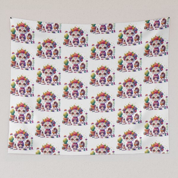 Item preview, Day of the Dead Pretty Catrina - Dia de Muertos Catrina designed and sold by MeroroGraphics.