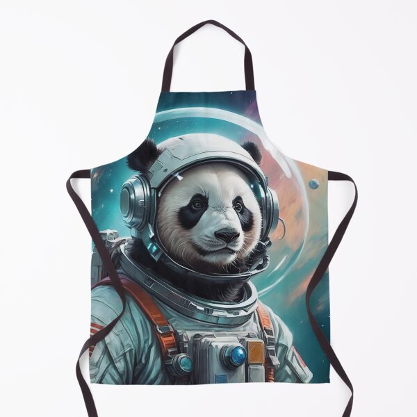 Artikelvorschau, Panda-Astronaut im Apollo-Raumanzug - Space Adventure Art entworfen und verkauft von Vin Zzep.