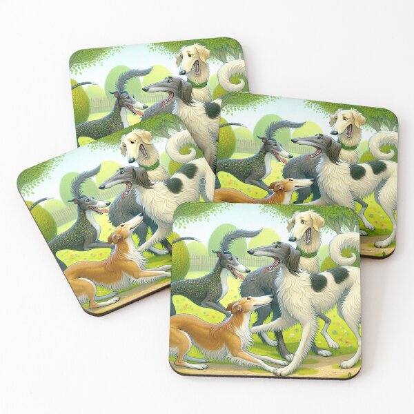 Item preview, Silly Sighthounds at the Park designed and sold by DigiDog Designs.