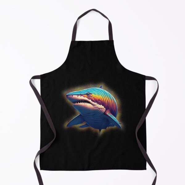 Item preview, Glowing Tiger Shark designed and sold by LevonsCrazyArt.