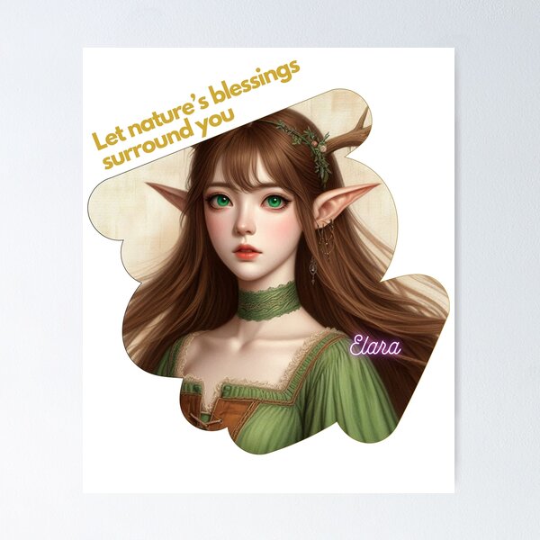 Item preview, Elara: The Enchanting Fairy designed and sold by Meow-Zart.