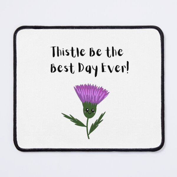 Item preview, Thistle Be the Best Day Ever - Cute Thistle Design designed and sold by LaughingLabCoat.