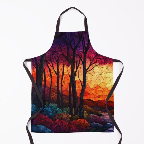 Item preview, Stained Glass of Enchanted Forest Pathway designed and sold by Cozirlax.