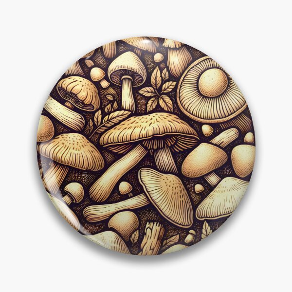 Item preview, Mushroom Fungus Wallpaper Pattern designed and sold by Travelcases.