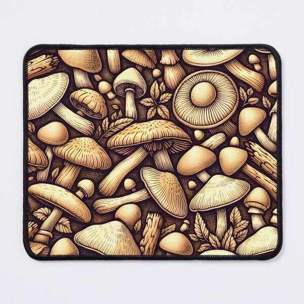Item preview, Mushroom Fungus Wallpaper Pattern designed and sold by Travelcases.