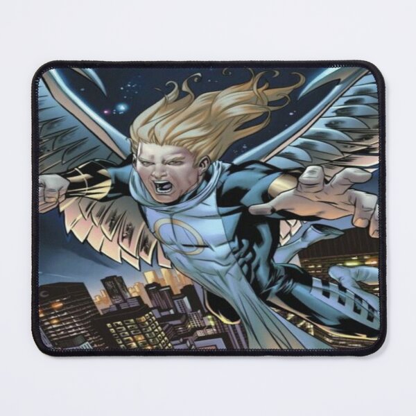 Item preview, Winged Superhero Action Art - Epic Illustration designed and sold by MosaicMagic.