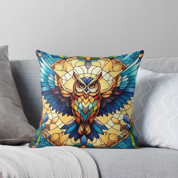 Item preview, Stained-Glass Owl designed and sold by grassshopper.