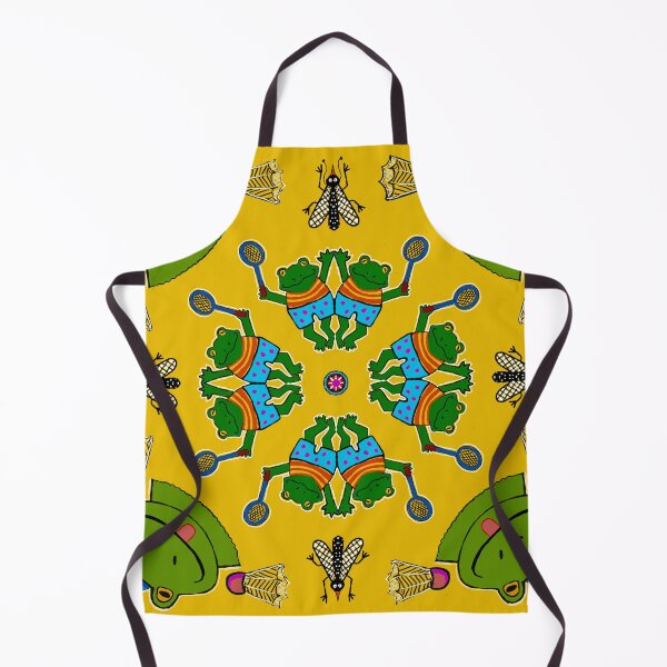 Item preview, Frogs play badminton designed and sold by Joslin Fields.
