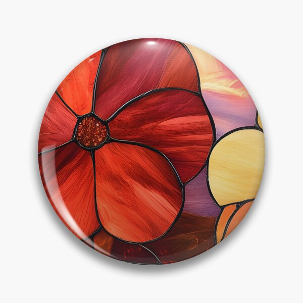 Item preview, Stained Glass of Radiant Blossoms designed and sold by Cozirlax.