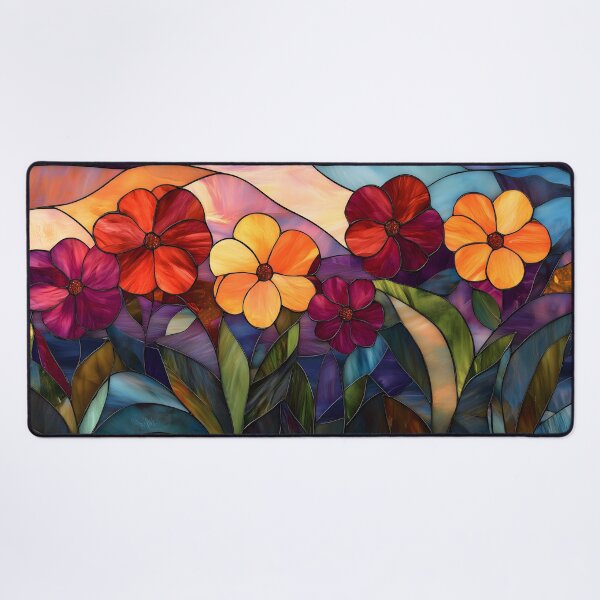 Item preview, Stained Glass of Radiant Blossoms designed and sold by Cozirlax.