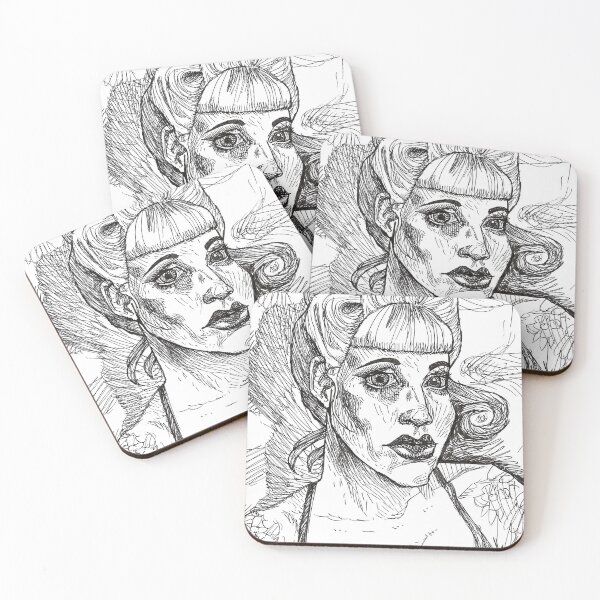 Item preview, Hot rockabilly woman in a halter top. designed and sold by ElspethMcArtist.