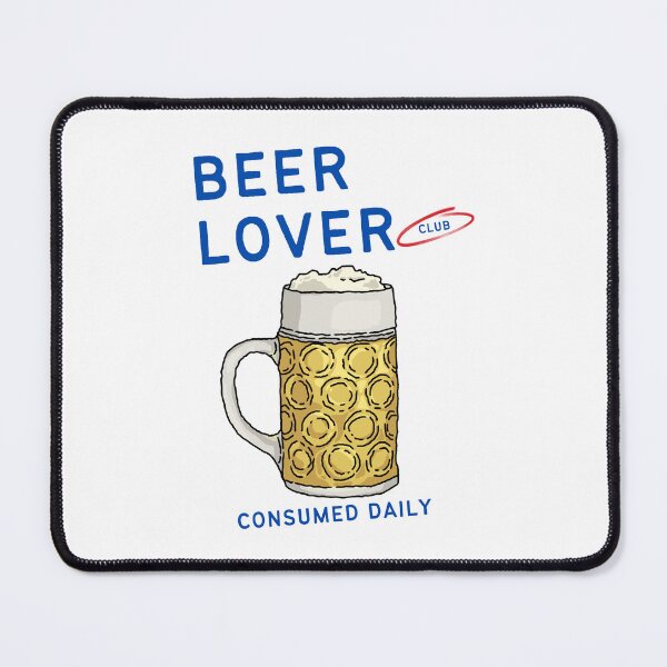 Item preview, beer lover club hand drawn illustration alcohol drink designed and sold by sundaysthings.