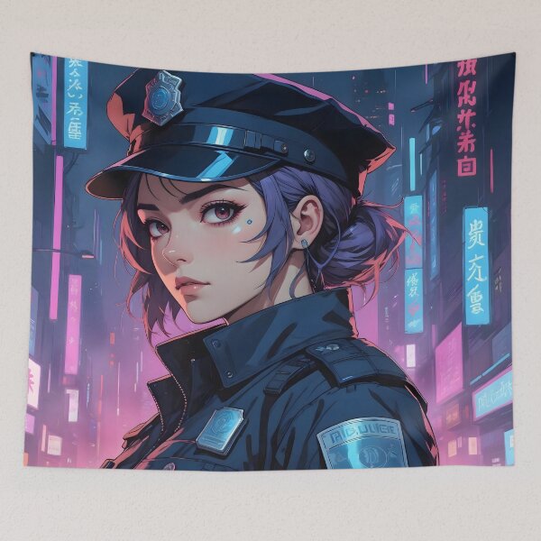 Item preview, Cyberpunk Police Officer designed and sold by papi1998.