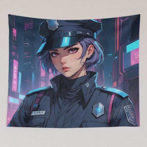 Item preview, Cyberpunk Police Officer designed and sold by papi1998.
