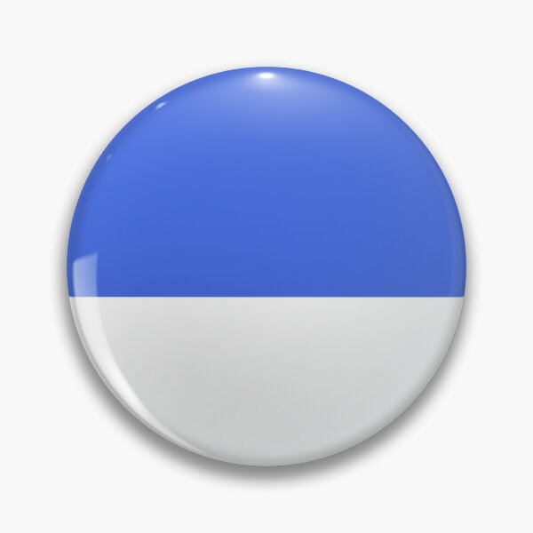 Item preview, Horizontal Halves - White and Royal Blue designed and sold by JustPatterns2.