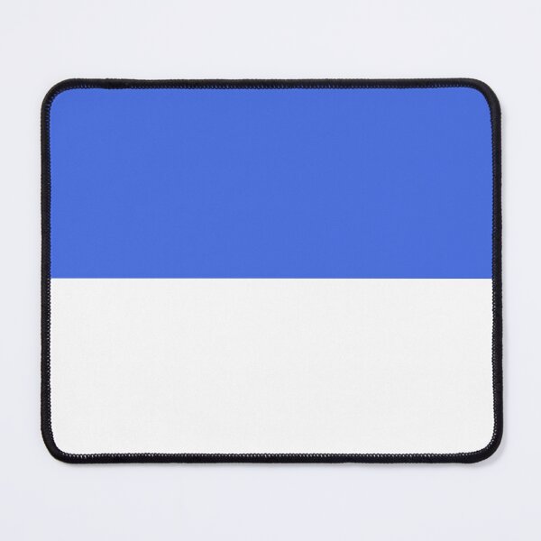 Item preview, Horizontal Halves - White and Royal Blue designed and sold by JustPatterns2.