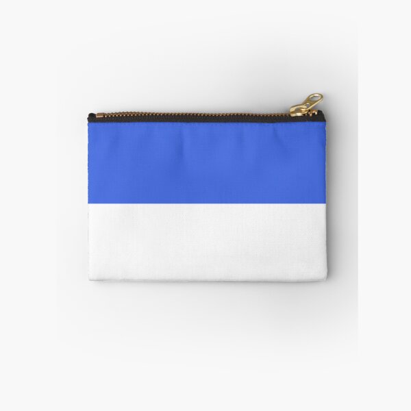 Item preview, Horizontal Halves - White and Royal Blue designed and sold by JustPatterns2.