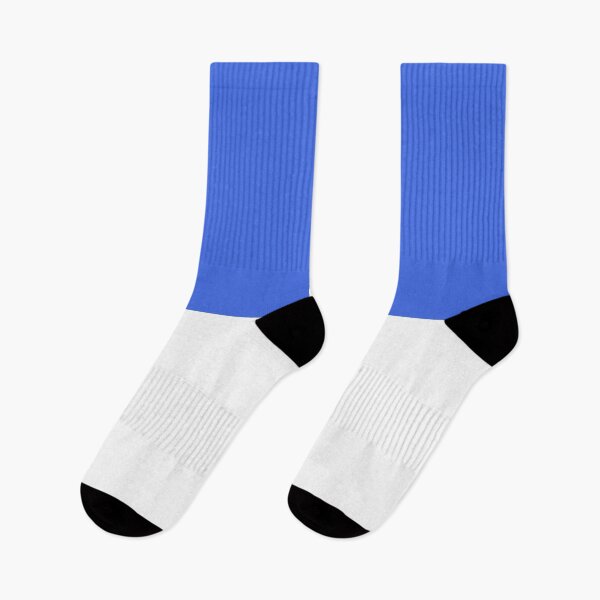 Item preview, Horizontal Halves - White and Royal Blue designed and sold by JustPatterns2.