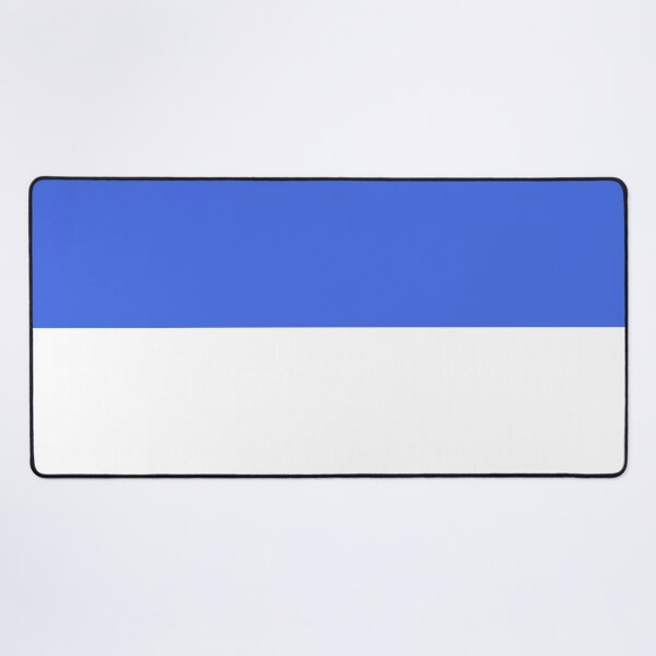 Item preview, Horizontal Halves - White and Royal Blue designed and sold by JustPatterns2.