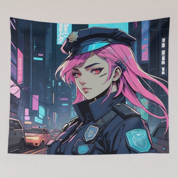 Item preview, Cyberpunk Police Officer designed and sold by papi1998.