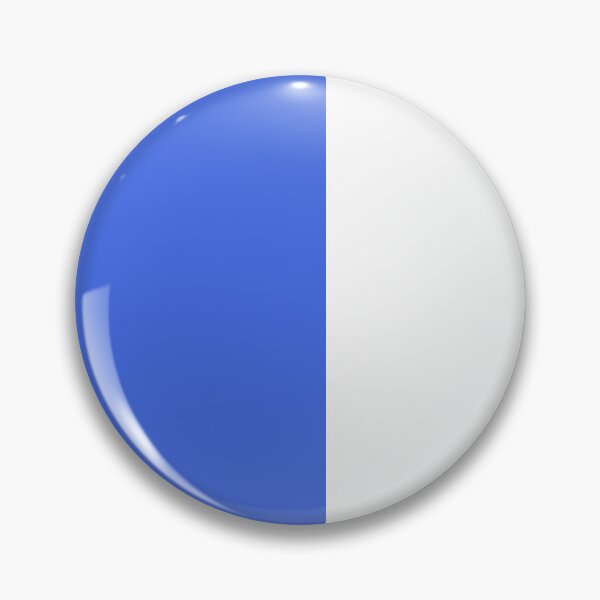 Item preview, Vertical Halves - White and Royal Blue designed and sold by JustPatterns2.