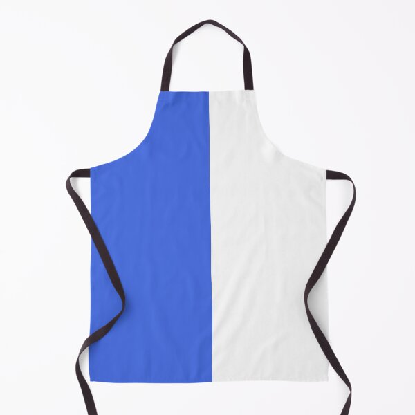 Item preview, Vertical Halves - White and Royal Blue designed and sold by JustPatterns2.