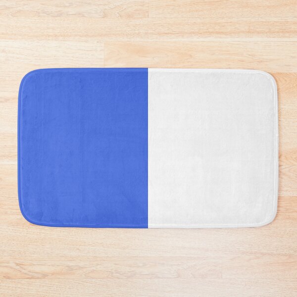 Item preview, Vertical Halves - White and Royal Blue designed and sold by JustPatterns2.