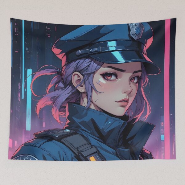 Item preview, Cyberpunk Police Officer designed and sold by papi1998.