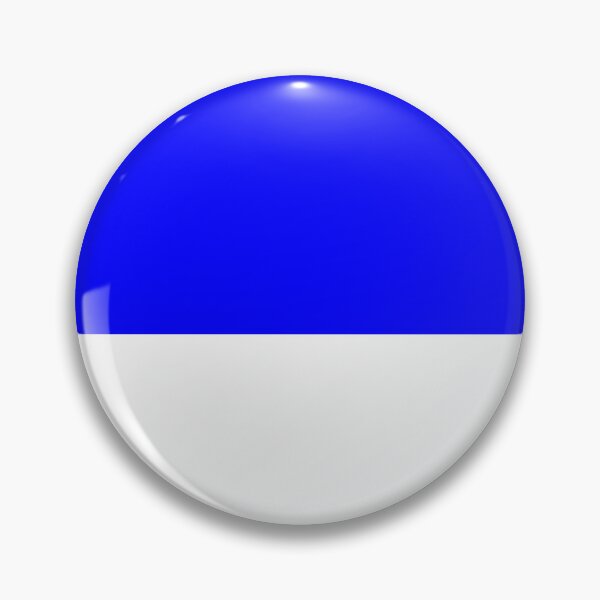 Item preview, Horizontal Halves - White and Blue designed and sold by JustPatterns2.