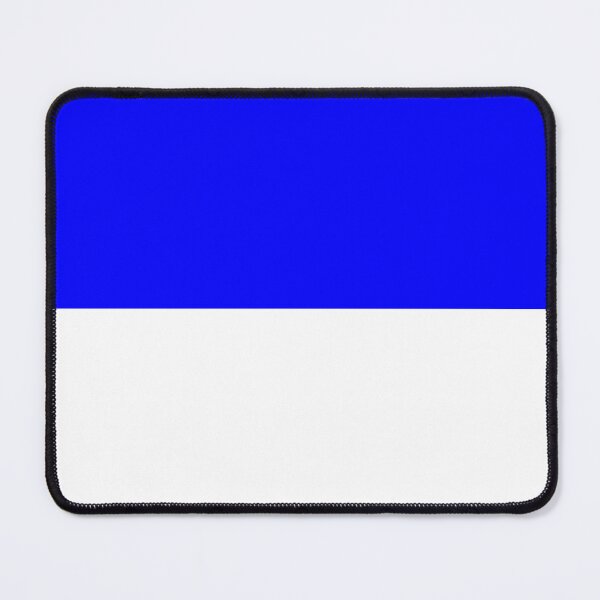 Item preview, Horizontal Halves - White and Blue designed and sold by JustPatterns2.