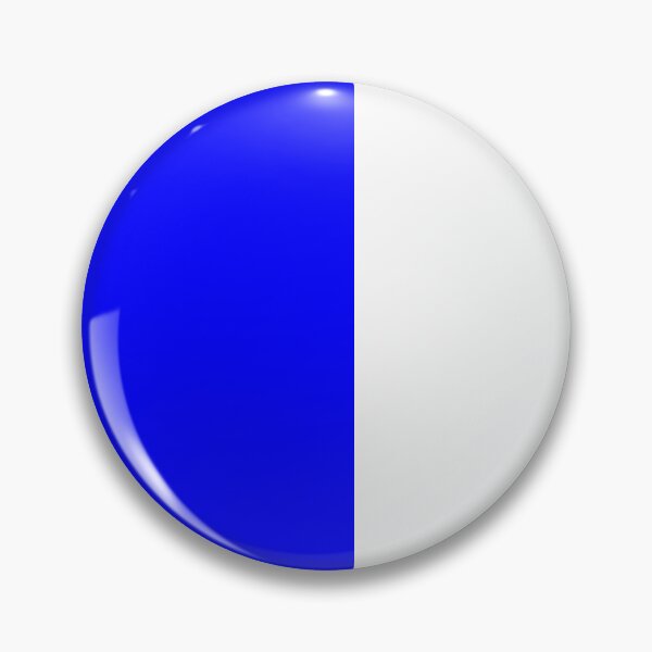 Item preview, Vertical Halves - White and Blue designed and sold by JustPatterns2.